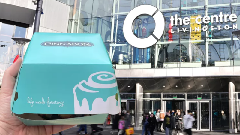 Cinnabon Opened at The Centre - Livingston