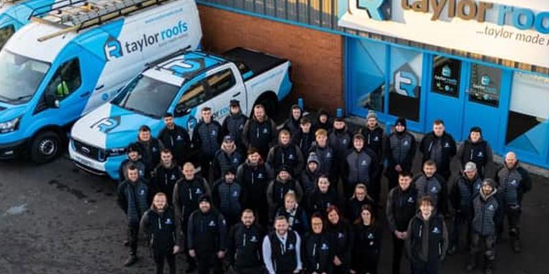 Group of employees at Taylor Roofs