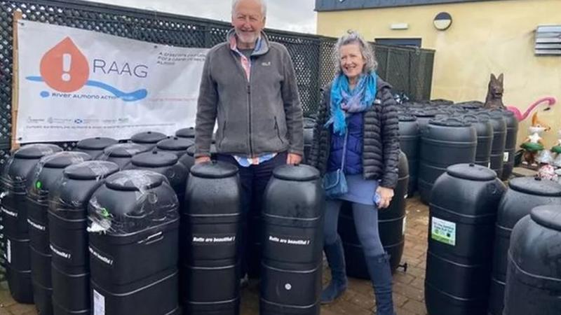 Two members of the West Lothian Climate Action Network 