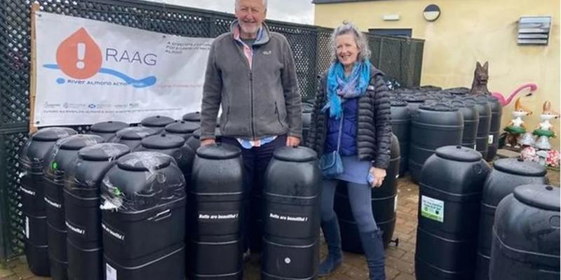 Two members of the West Lothian Climate Action Network