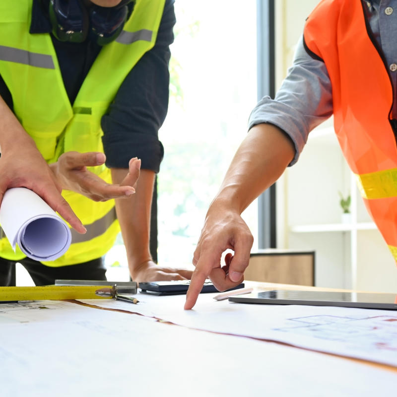Construction team