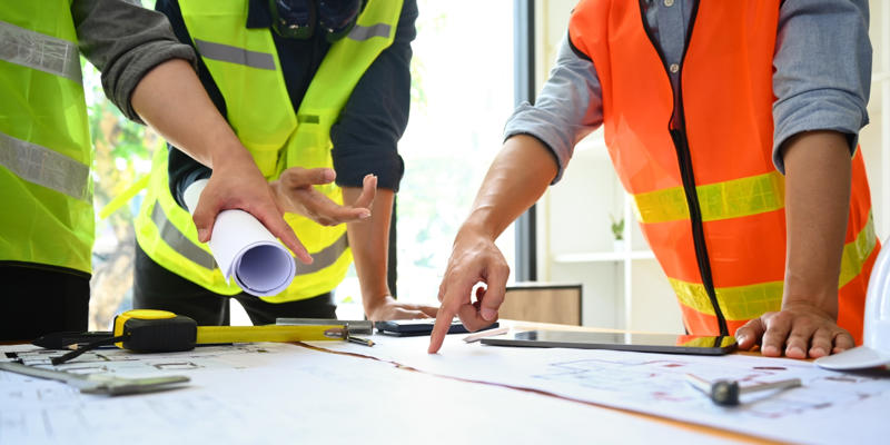 Construction team