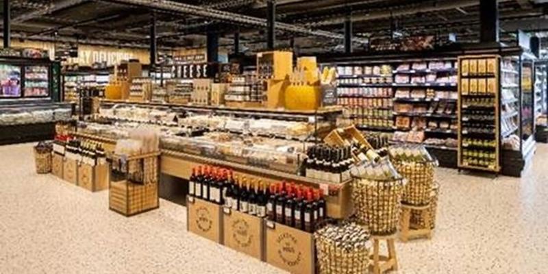 Inside an M&S Foodhall