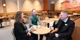 Centre director Patrick Robbertze with Starbucks Employees