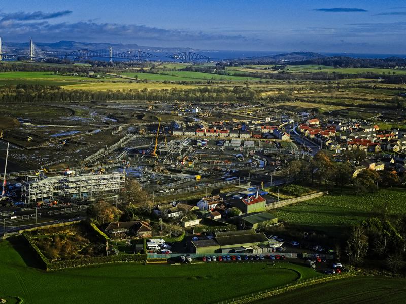 Winchburgh Development - Aerial View