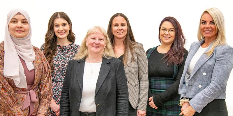 Women entrepreneurs on the panel include: Laura MacMillan, from Tricycle Treats; Nadia McKay, from Nexa IQ Ltd; Sarah Eaton, from Bonnie Braids by Sarah, and moderated by Michelle Brown, Director of Michelle Brown PR.
