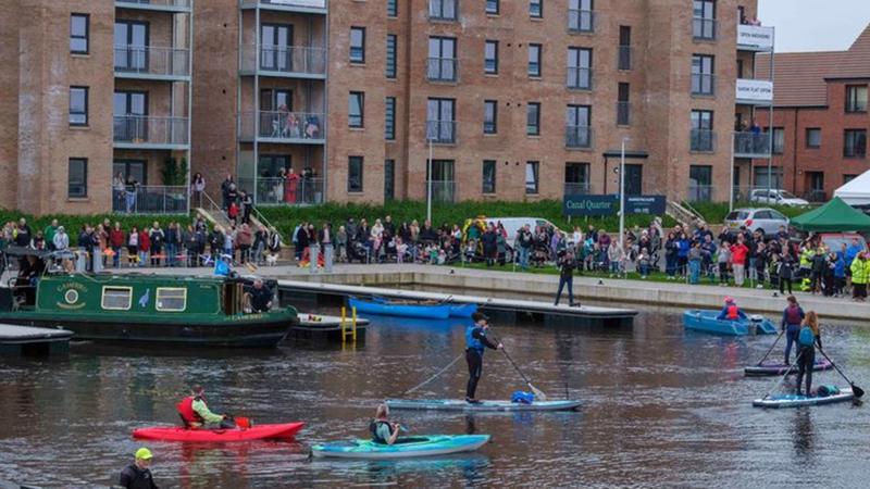 Winchburgh marina's homes on the water