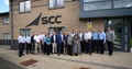 SCC staff at the launch of their new headquarters in Livingston, West Lothian