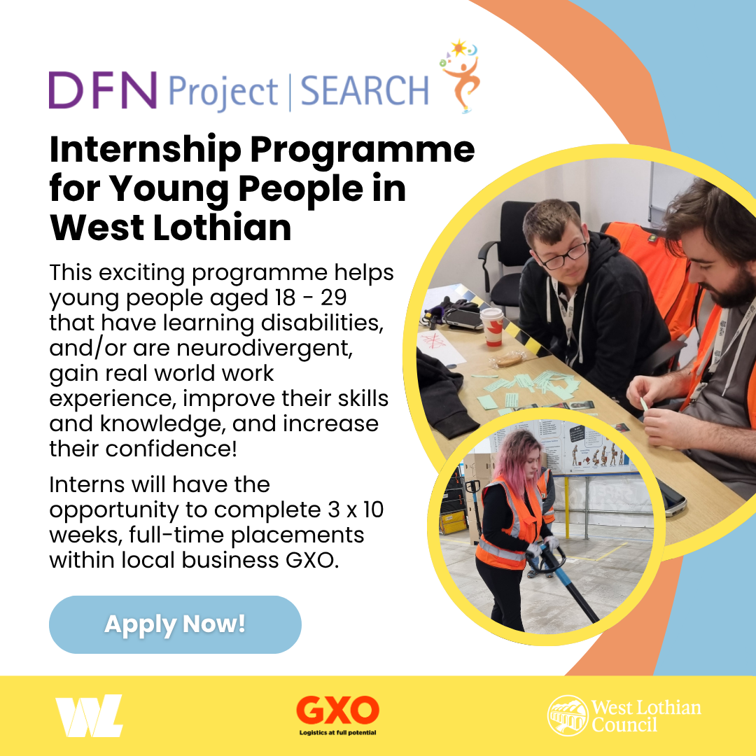 DFN Project SEARCH - Invest in West Lothian Free Events